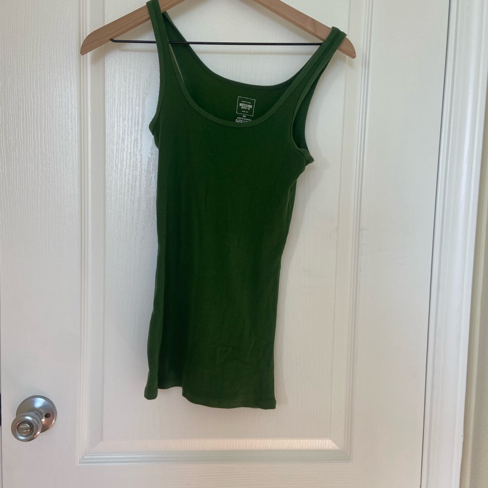 Mossimo Supply Co. Deep Green Tank Top